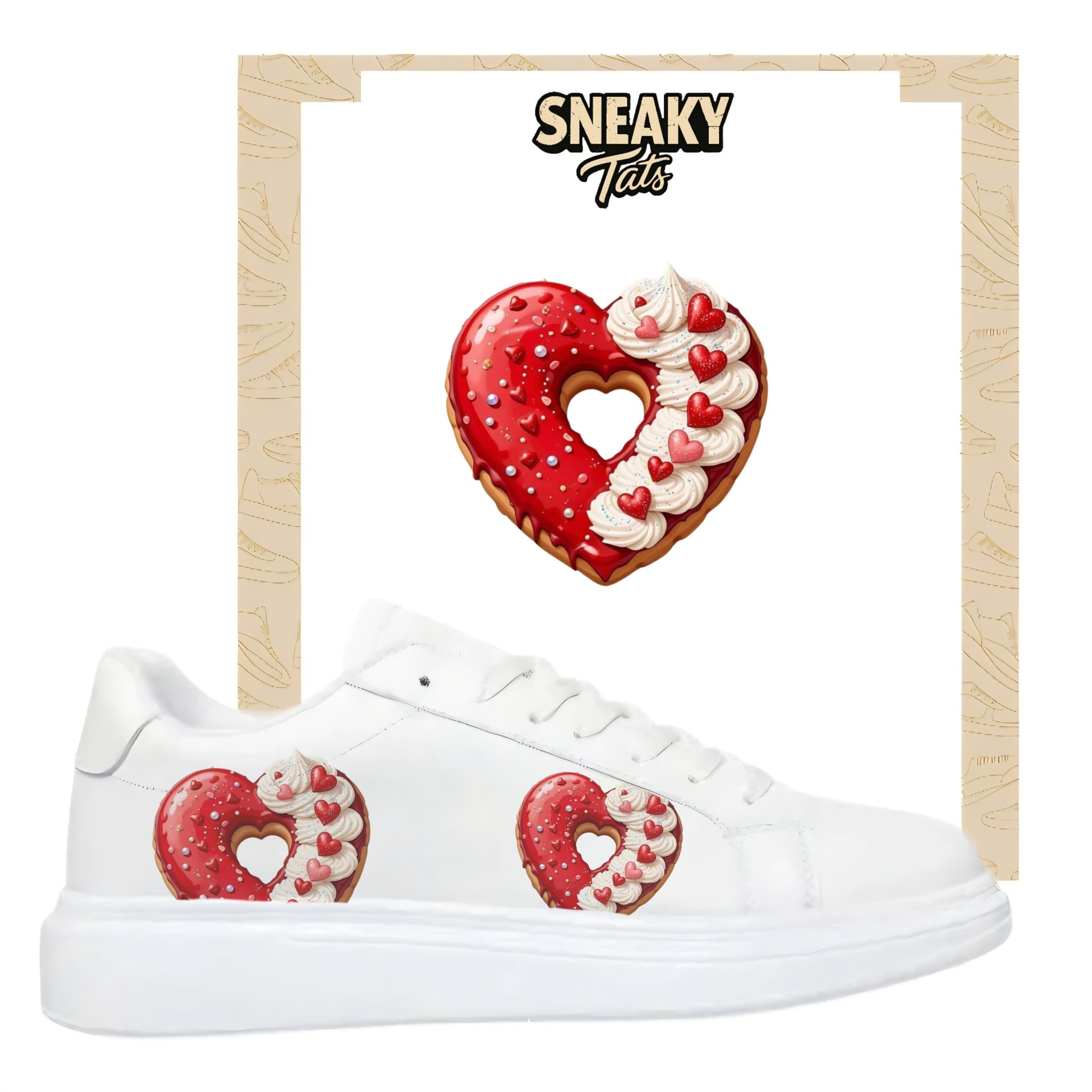 Sneakytats "Donut Herz 0136"