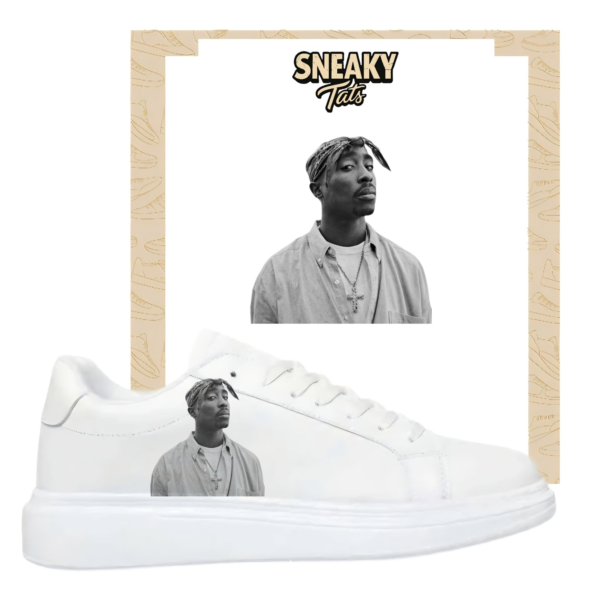 Sneakytats "Tupac Shakur 0142"