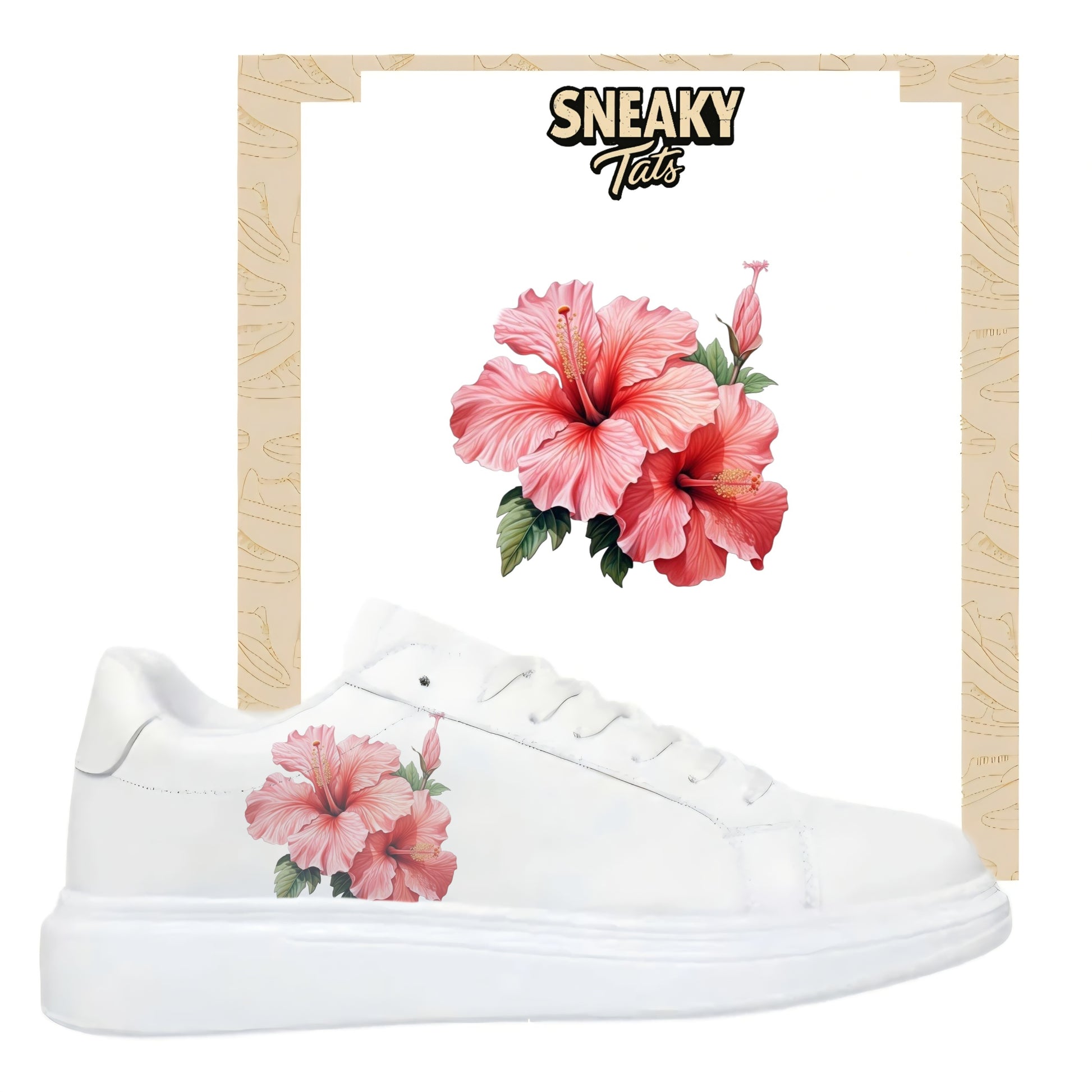 Sneakytats "Rosa Blume 0145"
