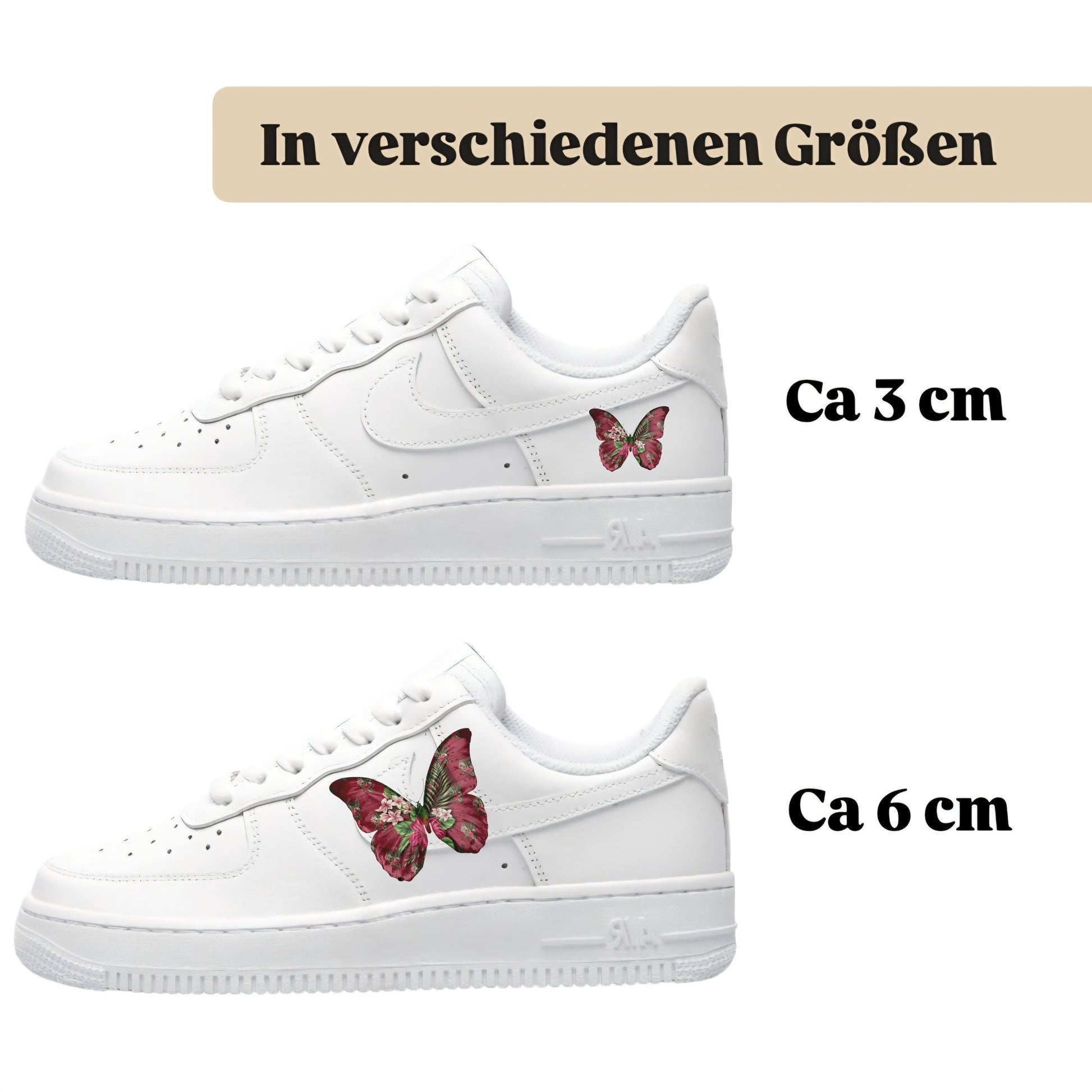 Sneakytats "Blumen Schmetterlinge 0151"