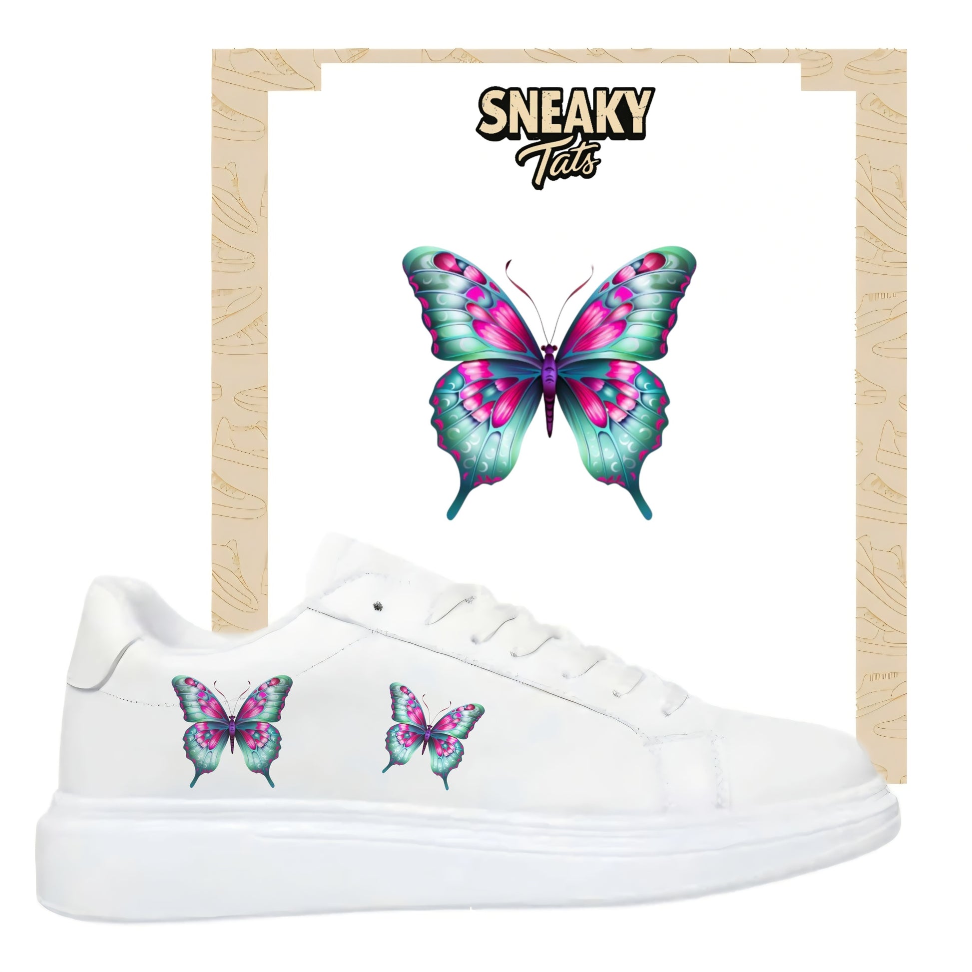 Sneakytats "Bunte Schmetterlinge 0161"