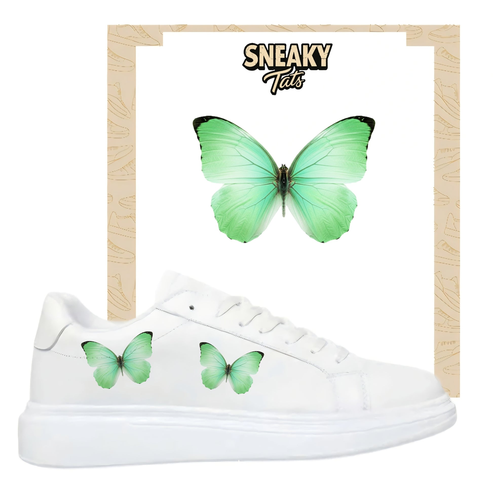 Sneakerfolien für verschiedene Schuharten Nike Adidas Puma Schmetterling