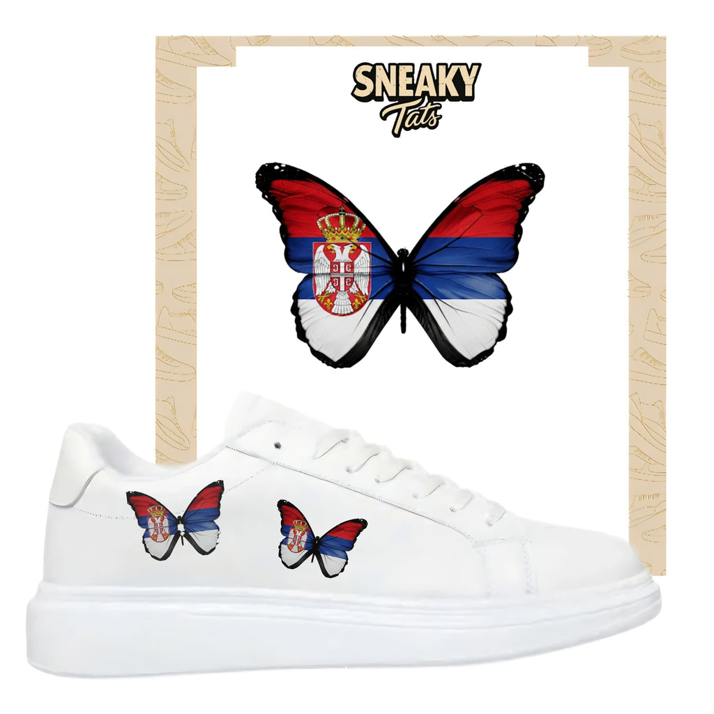 Sneakerfolien für verschiedene Schuharten Nike Adidas Puma Schmetterling serbien