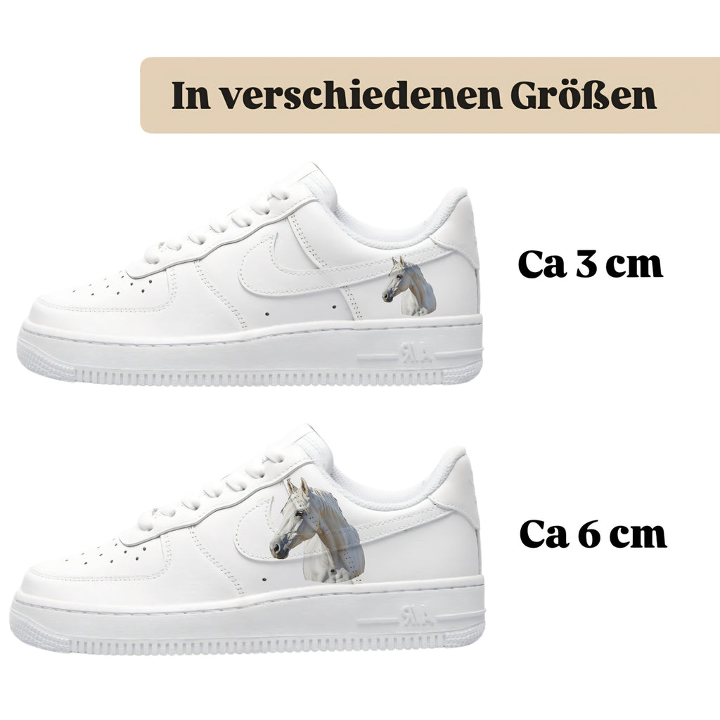 Sneakytats "weißes Pferd 0512"