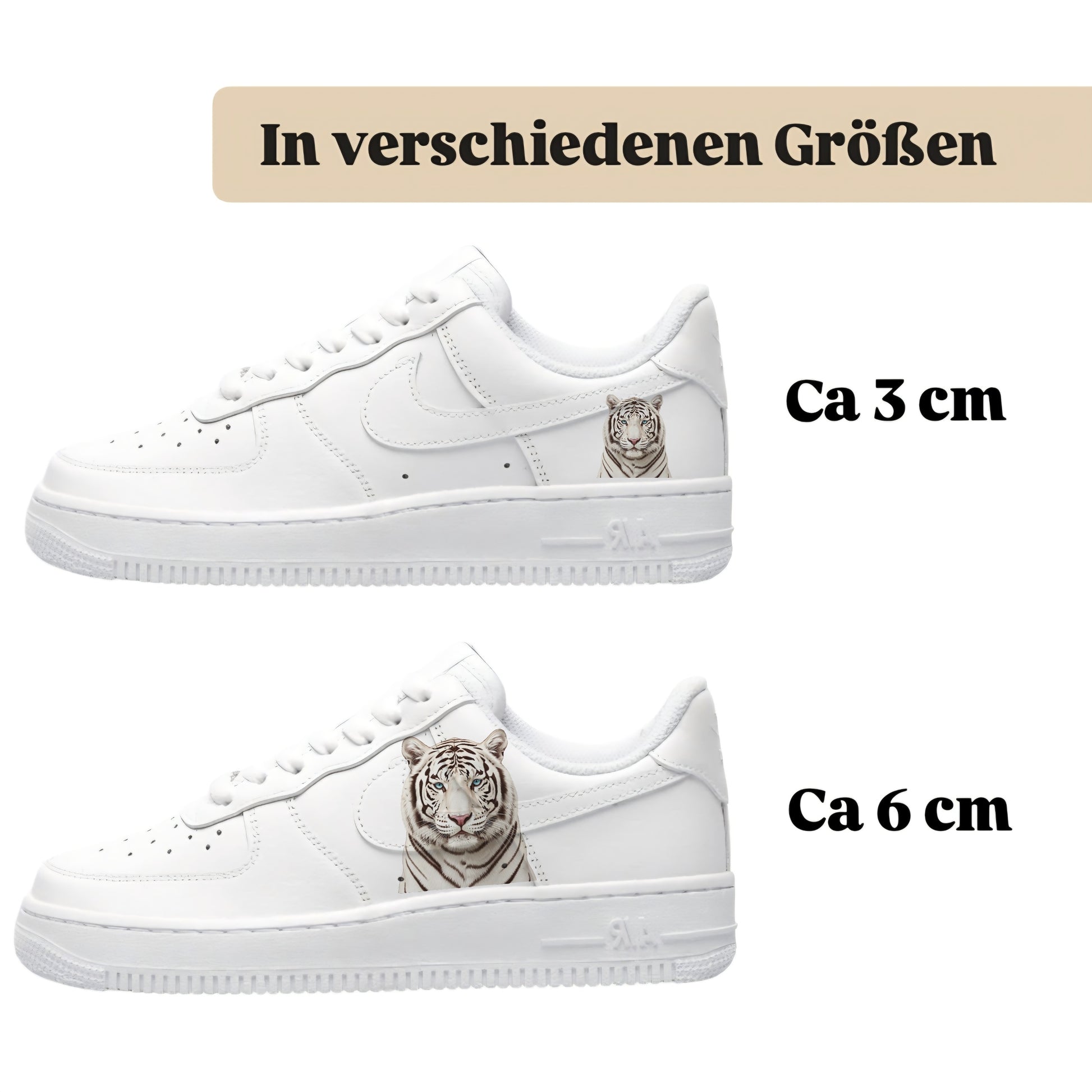 Sneakytats "weißer Tiger 0516"