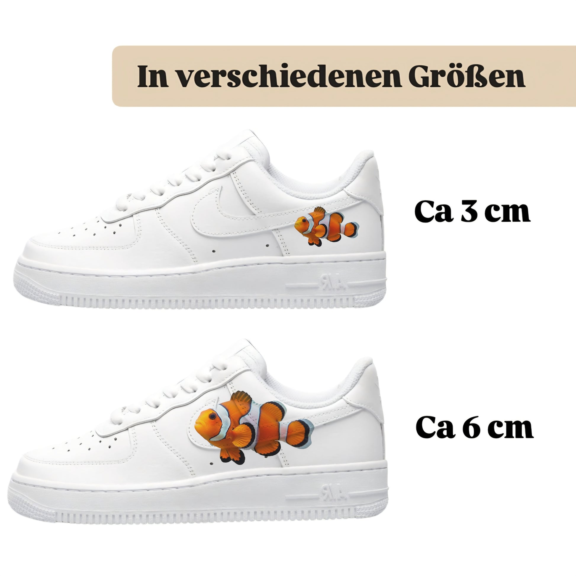 Sneakytats "Clown Fisch 0538"
