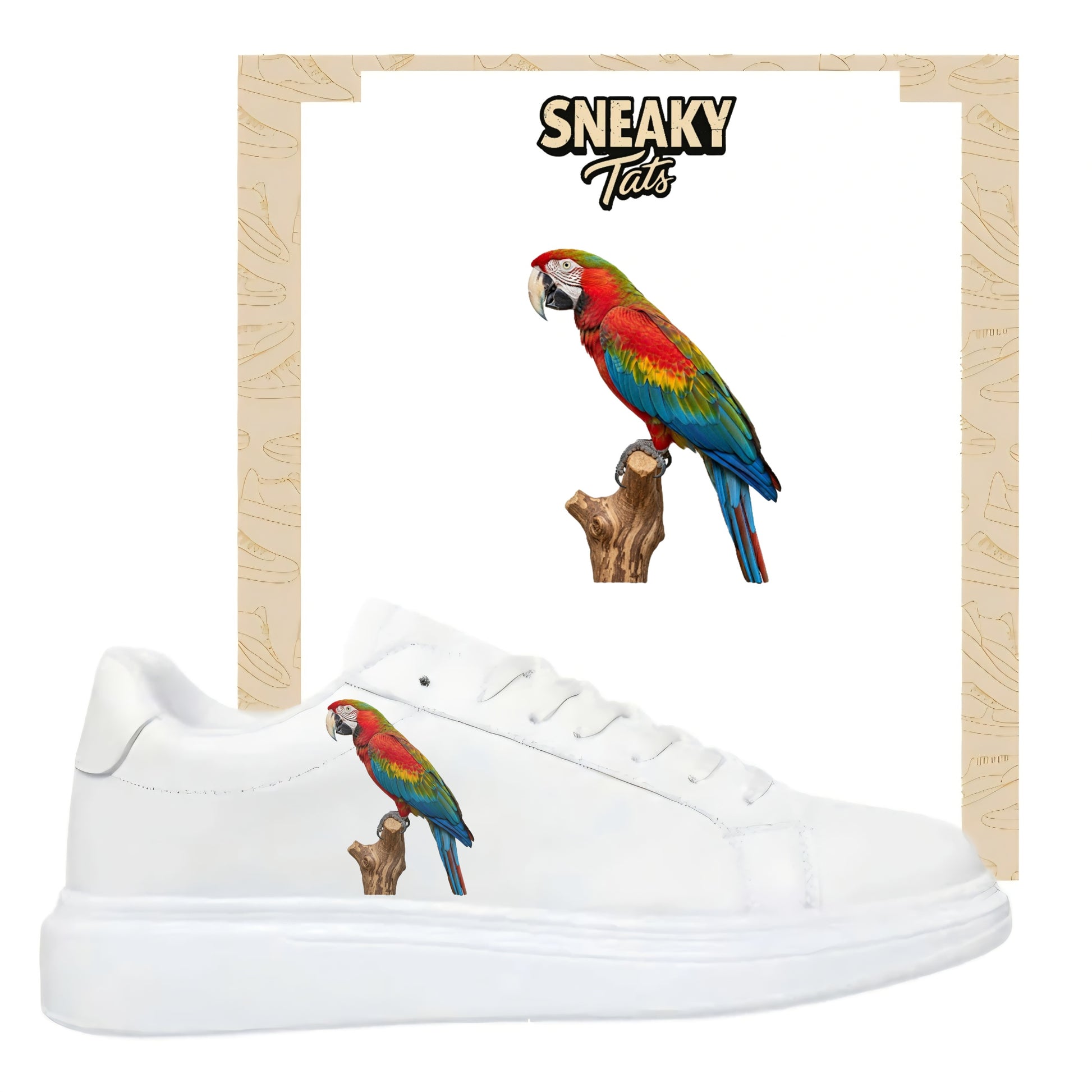 Sneakytats "Papagei 0544"