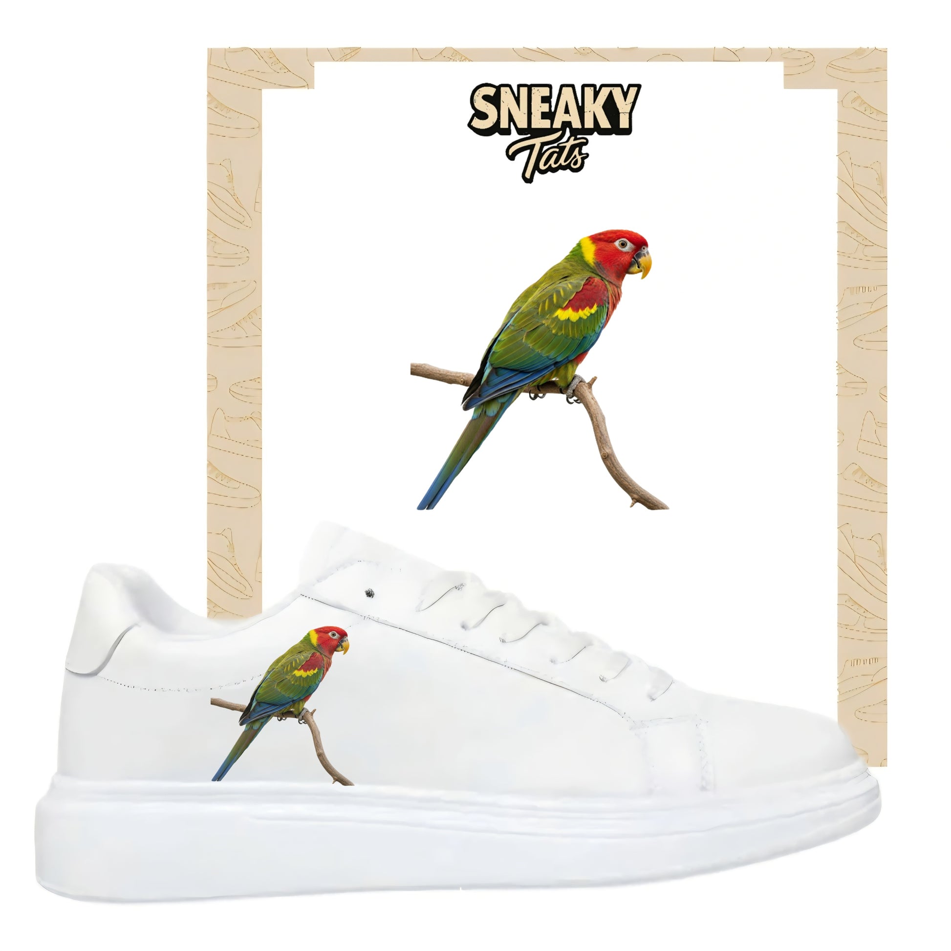 Sneakytats "Papagei 0545"