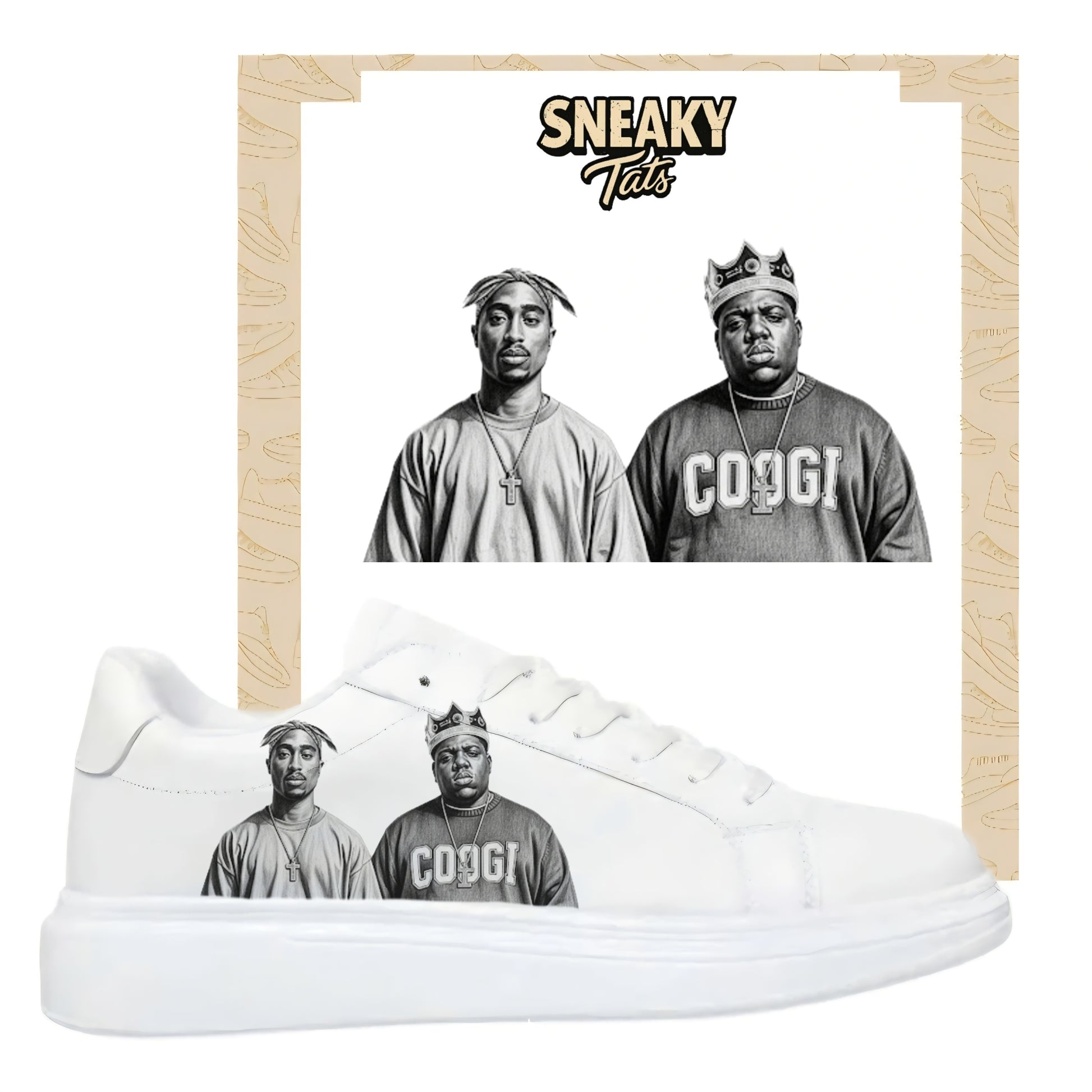 Sneakytats "Tupac & Biggie 0550"