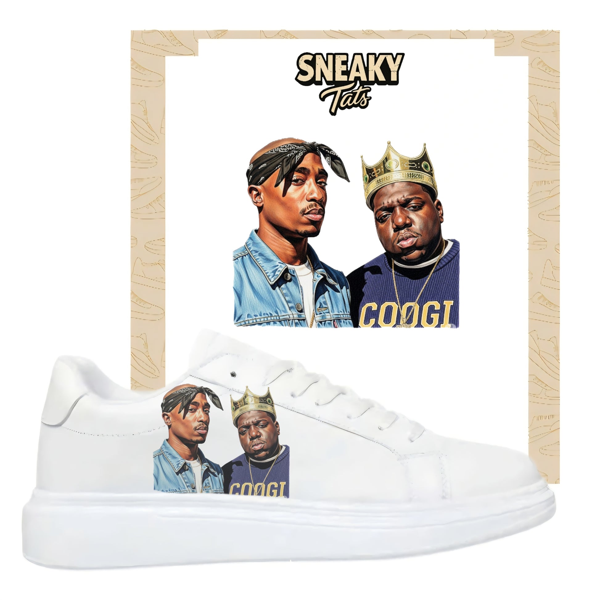 Sneakytats "Tupac & Biggie 0569"