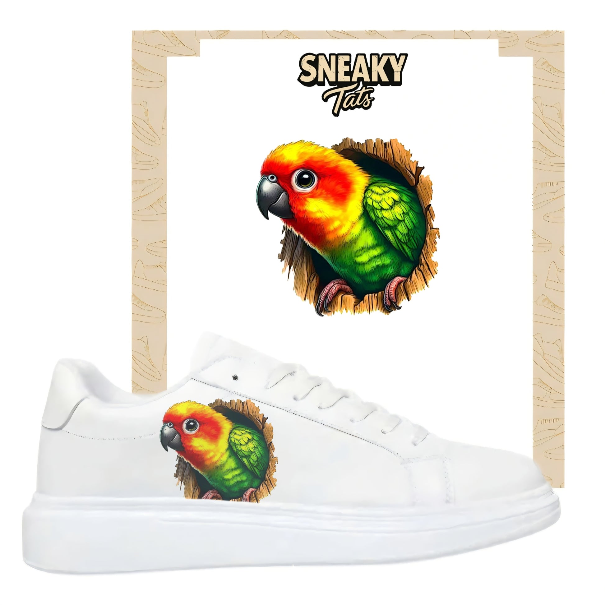 Sneakytats "Papagei 0580"