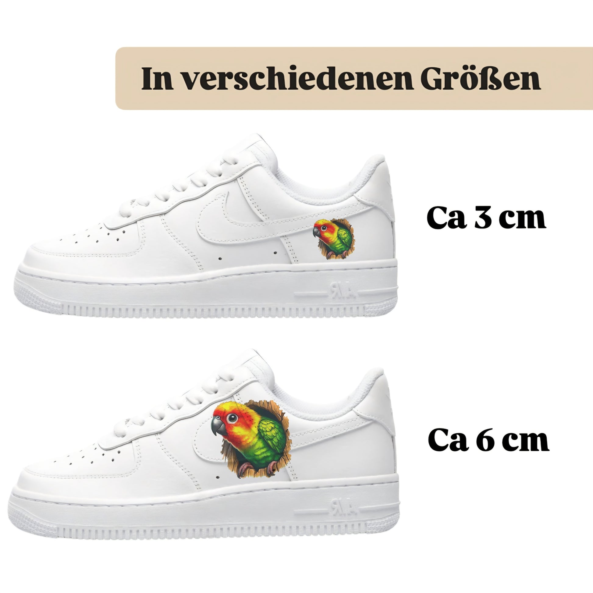 Sneakytats "Papagei 0580"