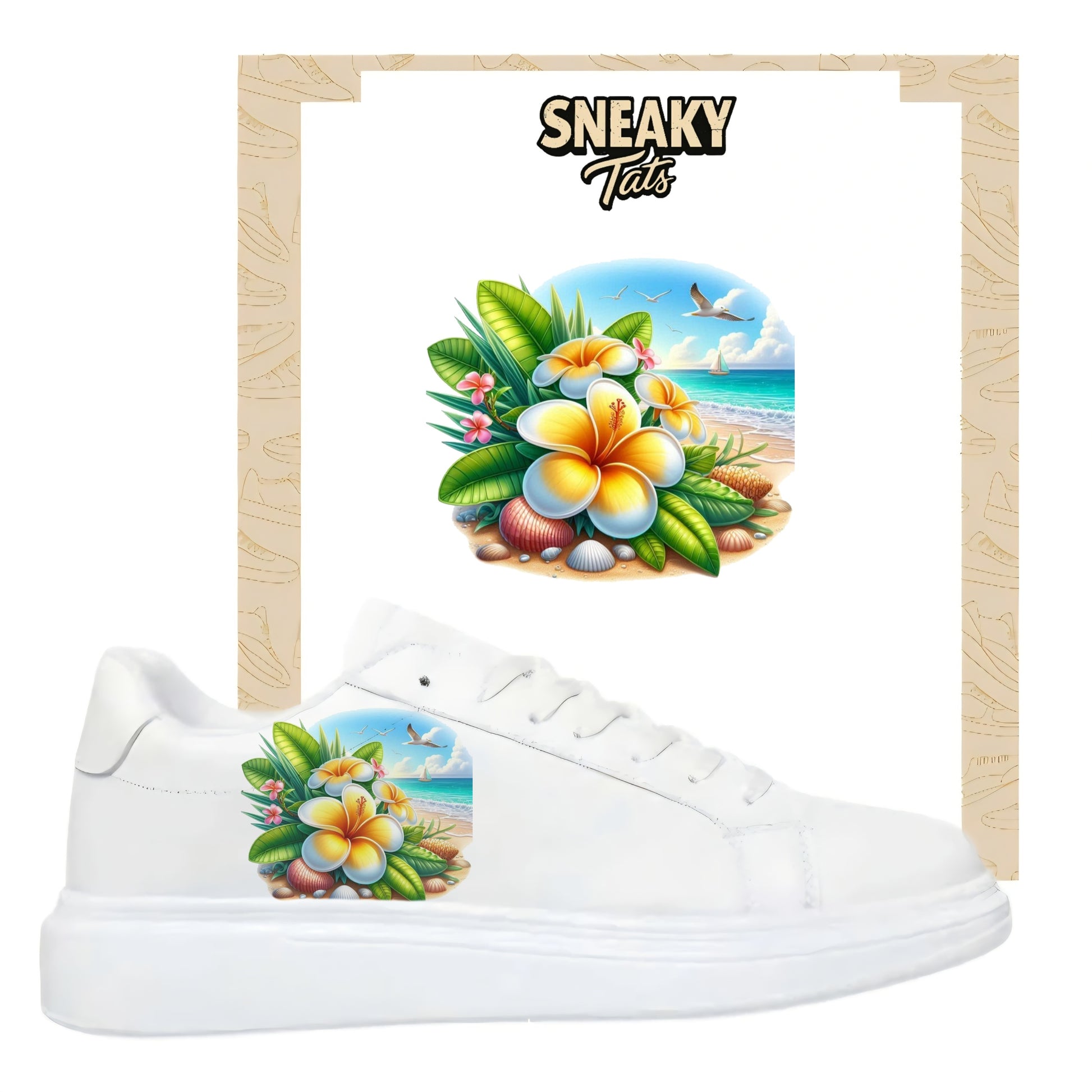 Sneakytats "Strand Blume 0588"