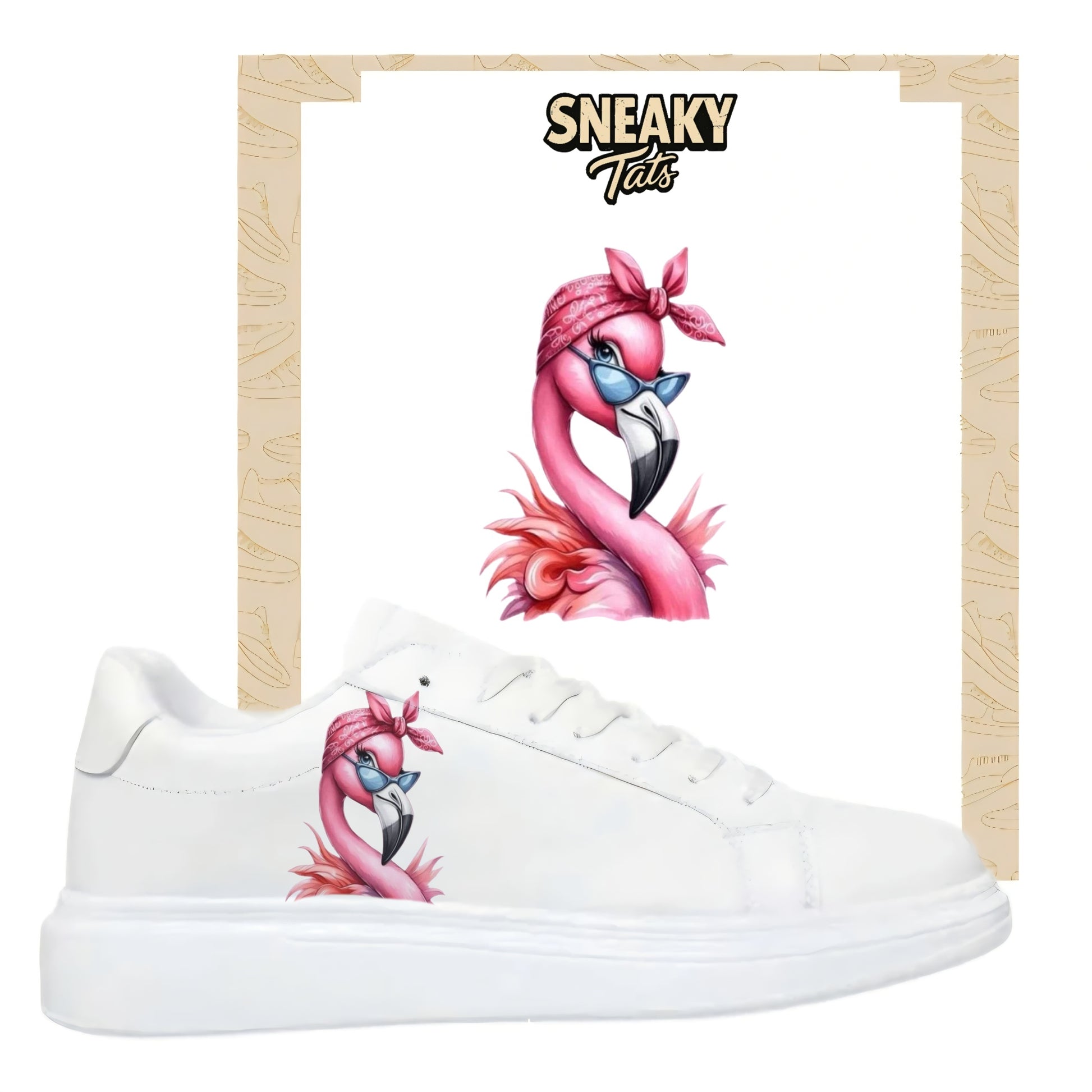 Sneakerfolien einzigartig und neu für mehrere Schuharten Nike Adidas Puma Flamingo
