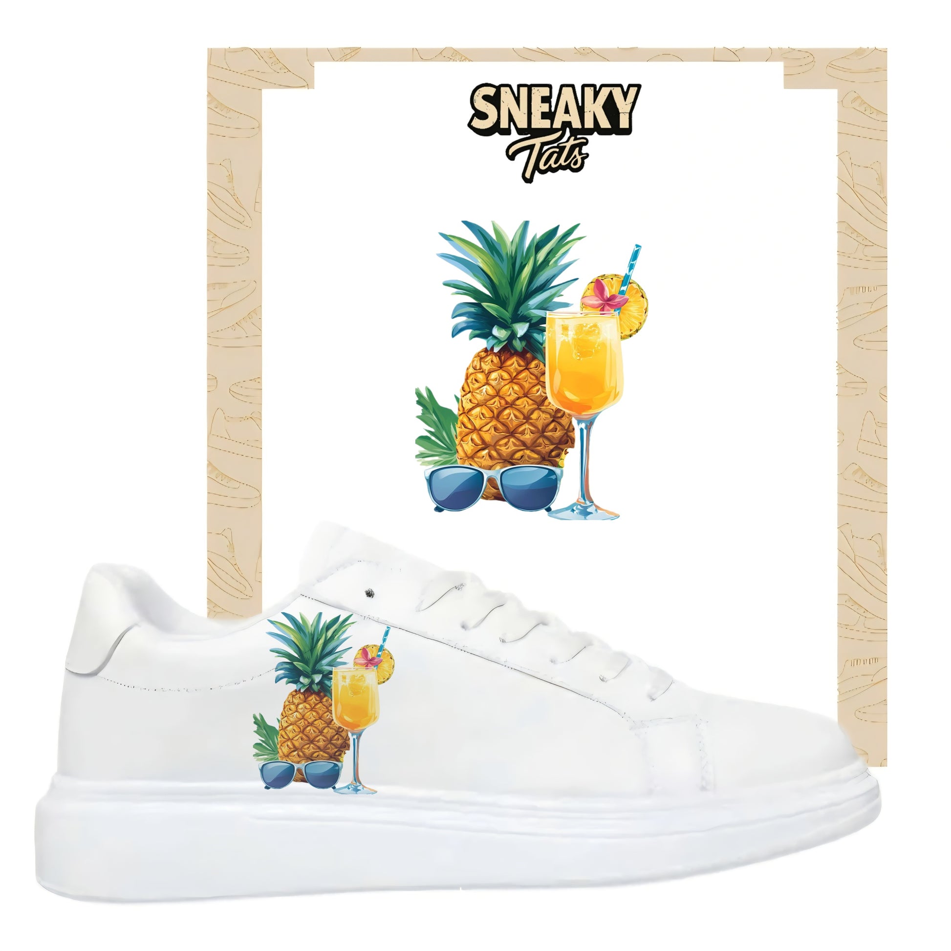 Sneakytats bügelfolie einfach zum ufbügeln cocktail 