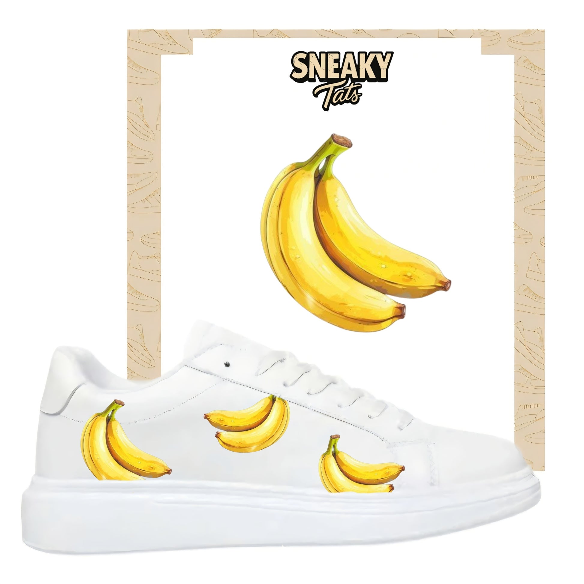 Sneakerfolien einzigartig und neu für mehrere Schuharten Nike Adidas Puma Banane