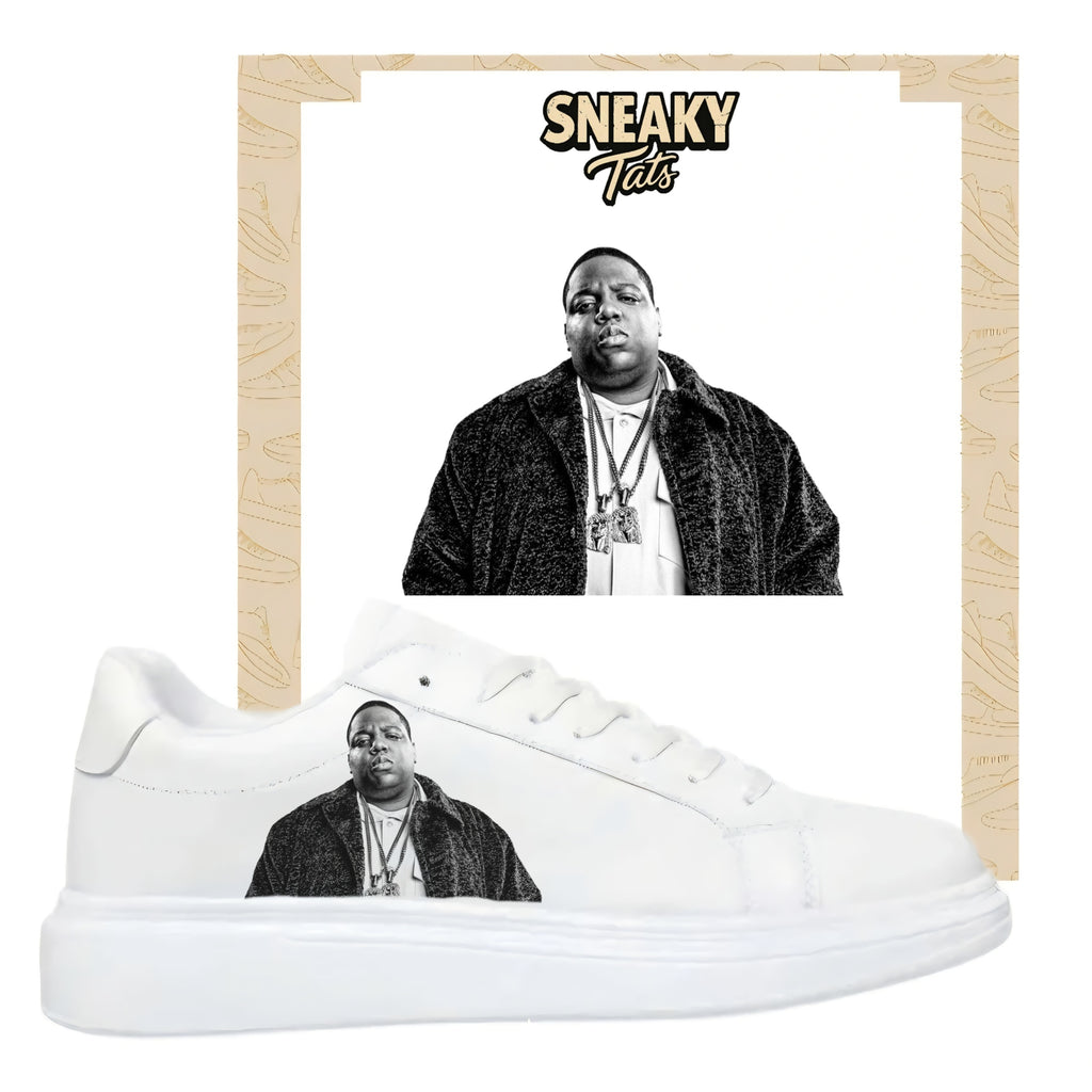 Bügelbilder für mehrere Sneakerarten Nike Puma Adidas Badelatschen Biggie