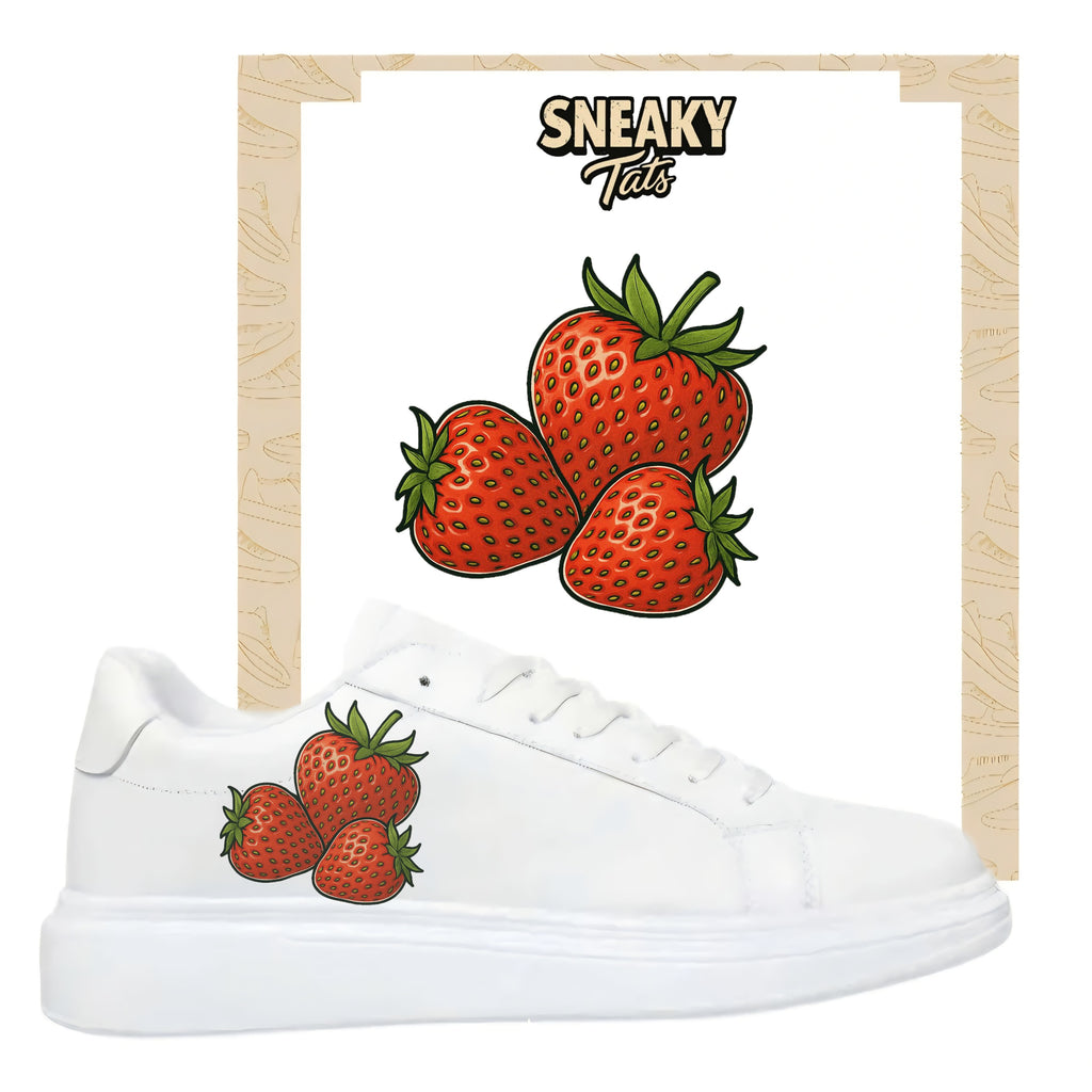 Sneakytats Folie Erdbeeren Frucht zum selbstgestalten