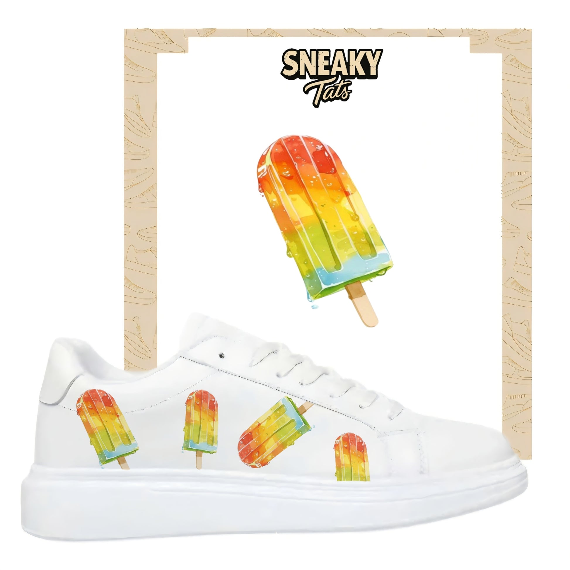 Sneakerfolien einzigartig und neu für mehrere Schuharten Nike Adidas Puma Eis