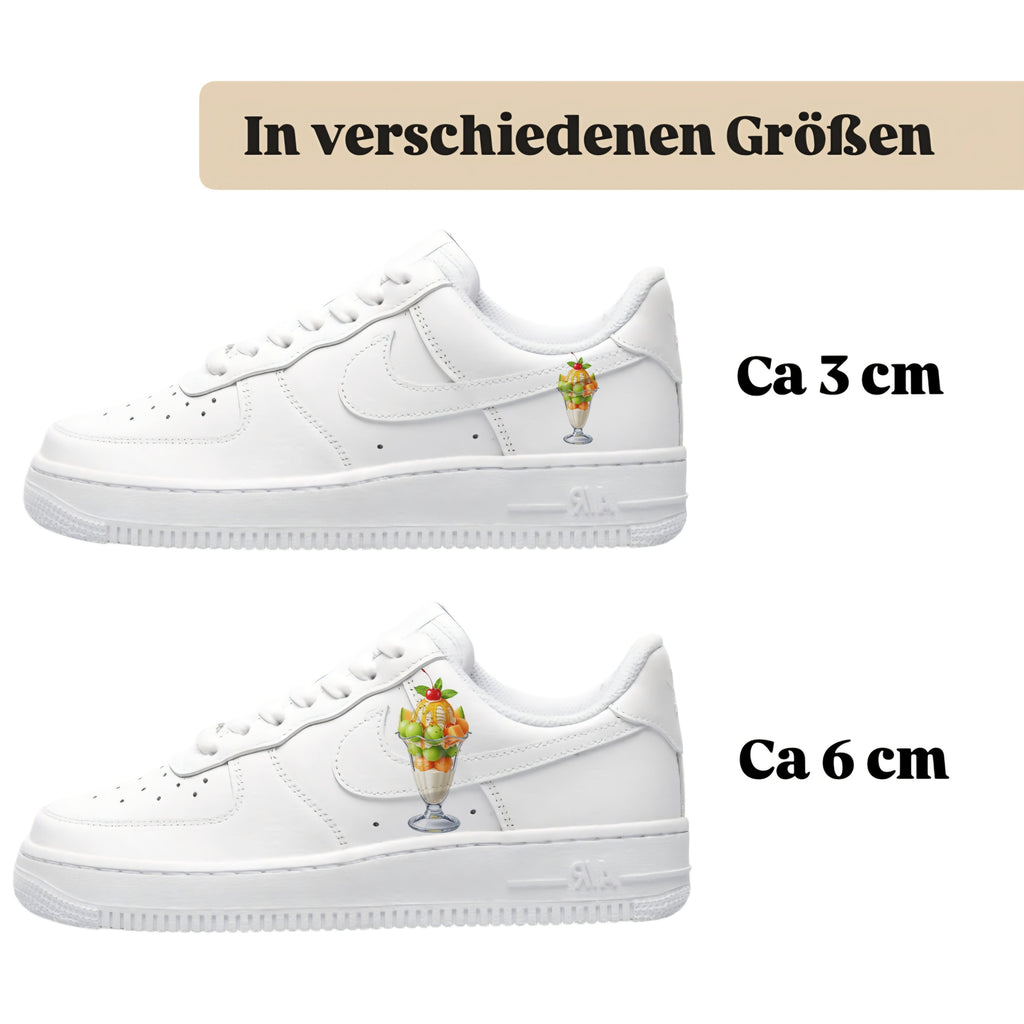 Eisbecher mit Melone Bügelfolie für deine sneaker von sneakytats