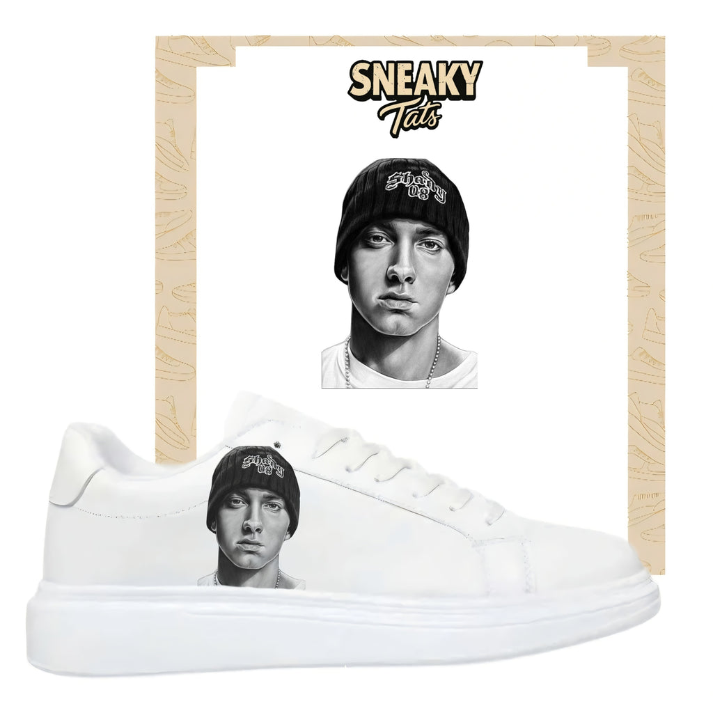 Bügelbilder für mehrere Sneakerarten Nike Puma Adidas Badelatschen Design Eminem