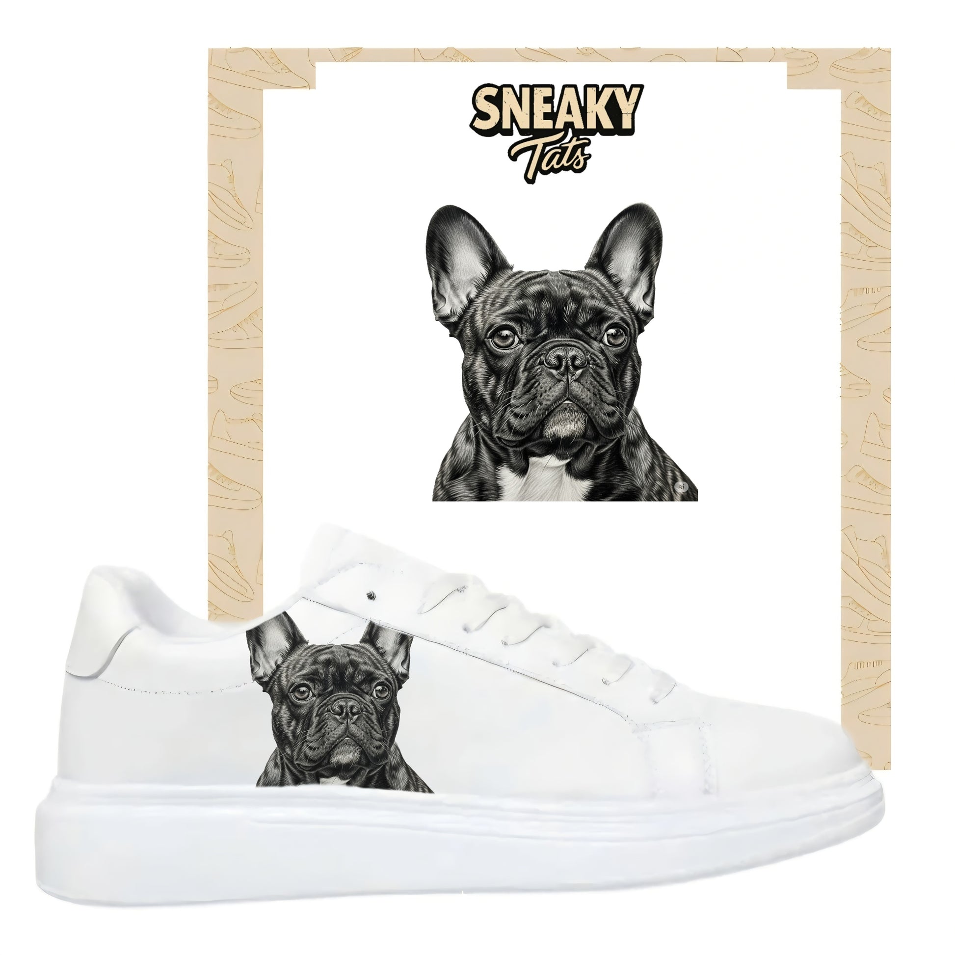 Bügelfolien für alle Schuhe zum selber personalisieren custom Sneaker French Bull
