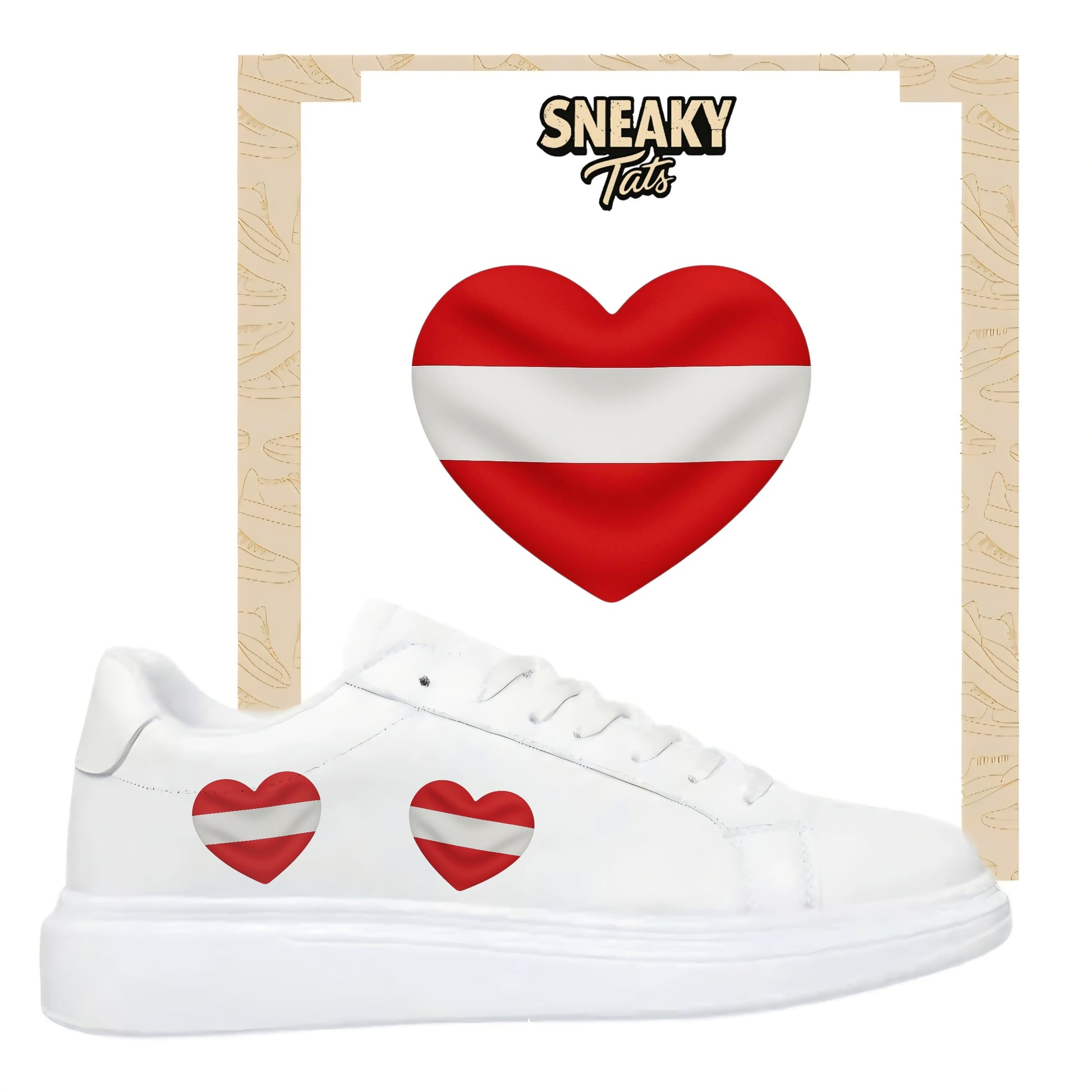 Sneakerfolien für verschiedene Schuharten Nike Adidas Puma Herz Österreich