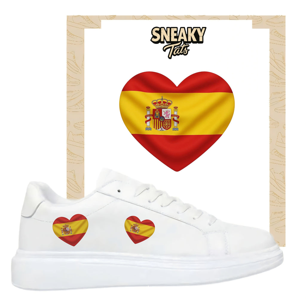 Sneakerfolien für verschiedene Schuharten Nike Adidas Puma Herz Spanien