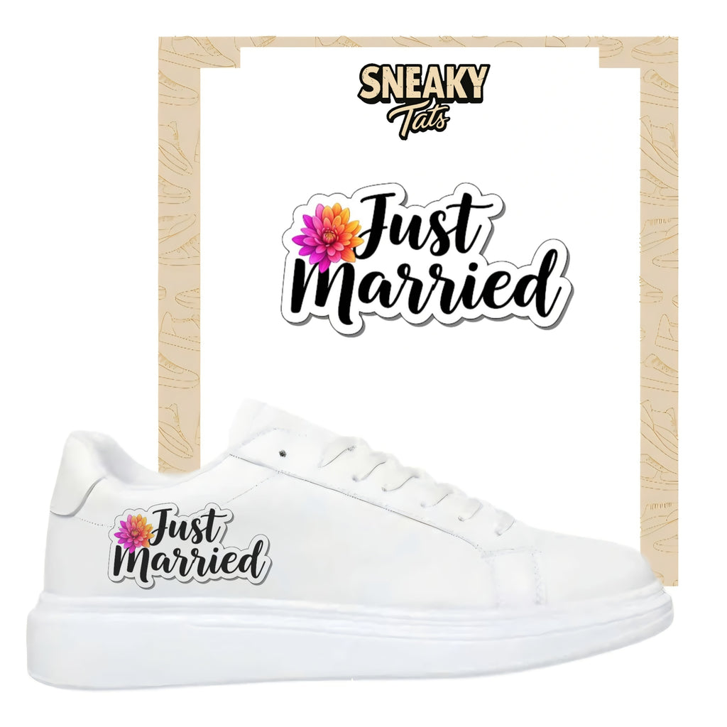 Bügelbild für alle Schuhe zum selber gestalten custom Sneaker wedding Hochzeit