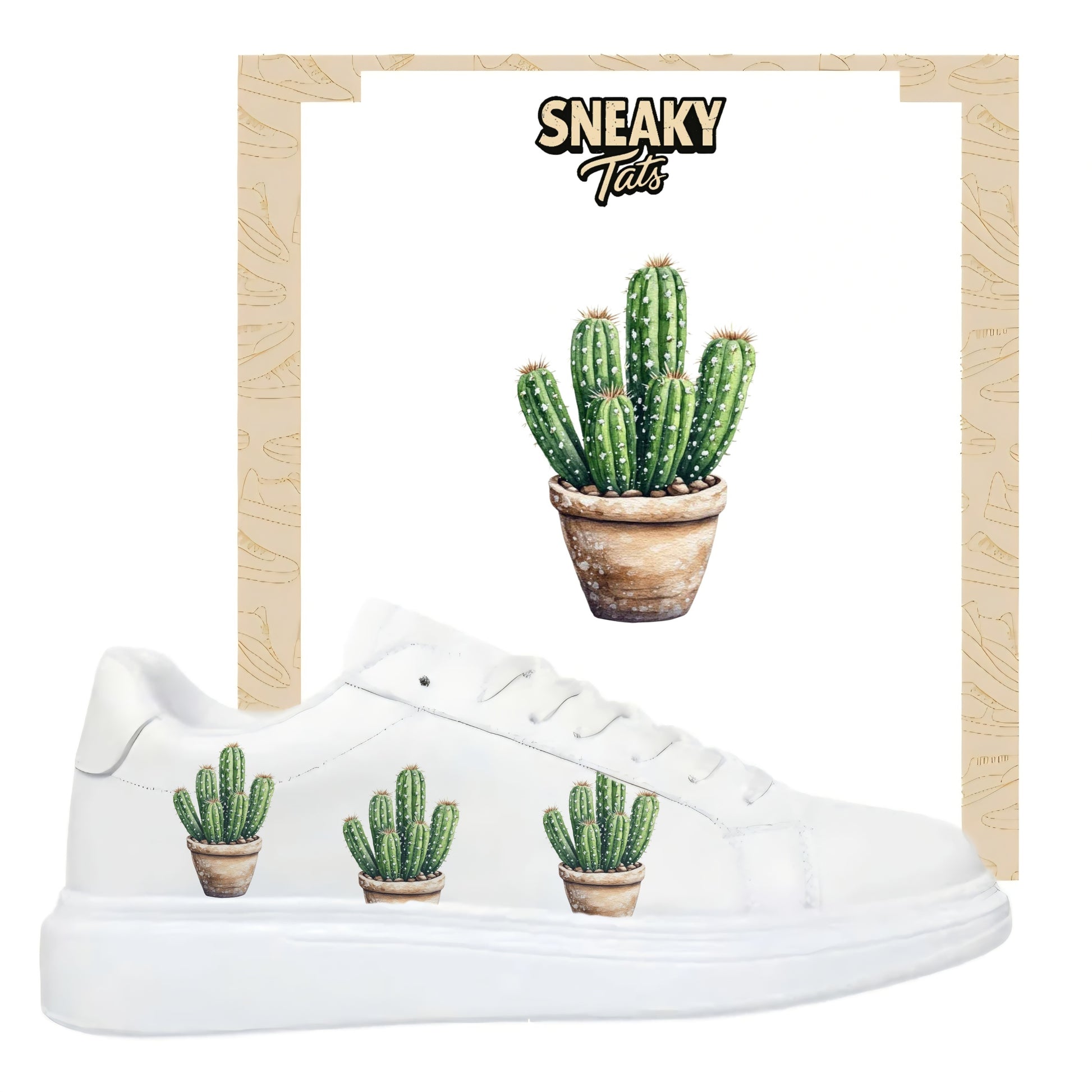 Sneakerfolien einzigartig und neu für mehrere Schuharten Nike Adidas Puma Kaktus