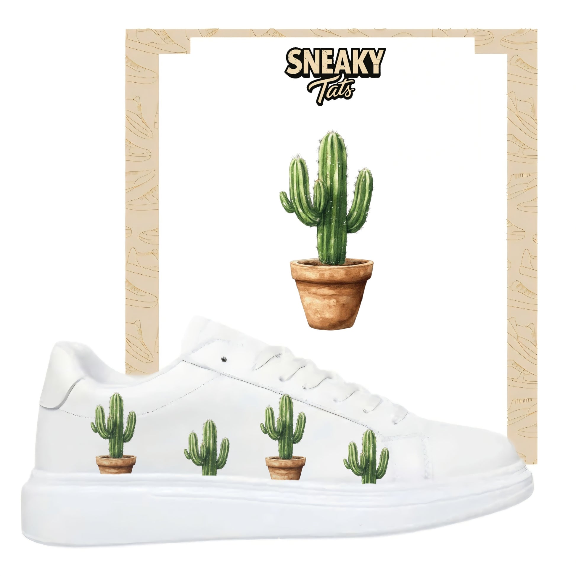 Sneakerfolien einzigartig und neu für mehrere Schuharten Nike Adidas Puma Kaktus