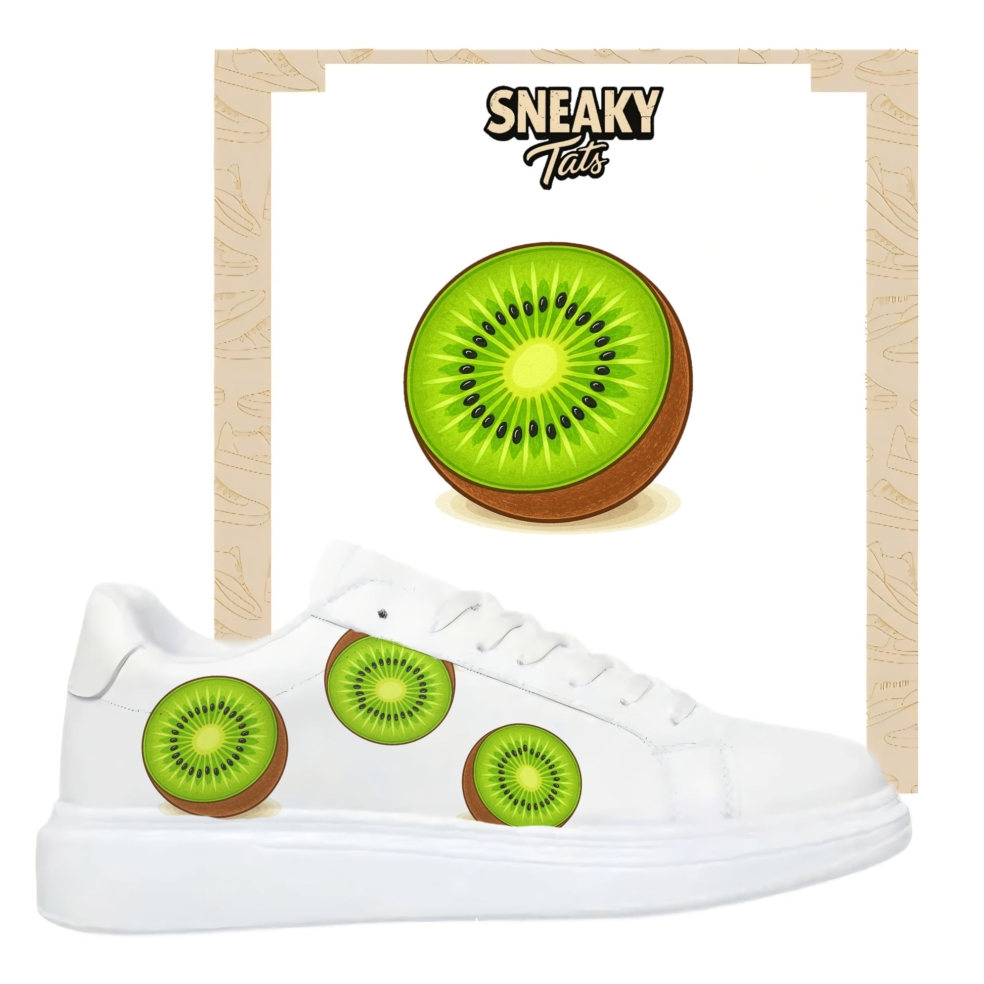 Sneakytats Folie Kiwi Frucht zum selbstgestalten