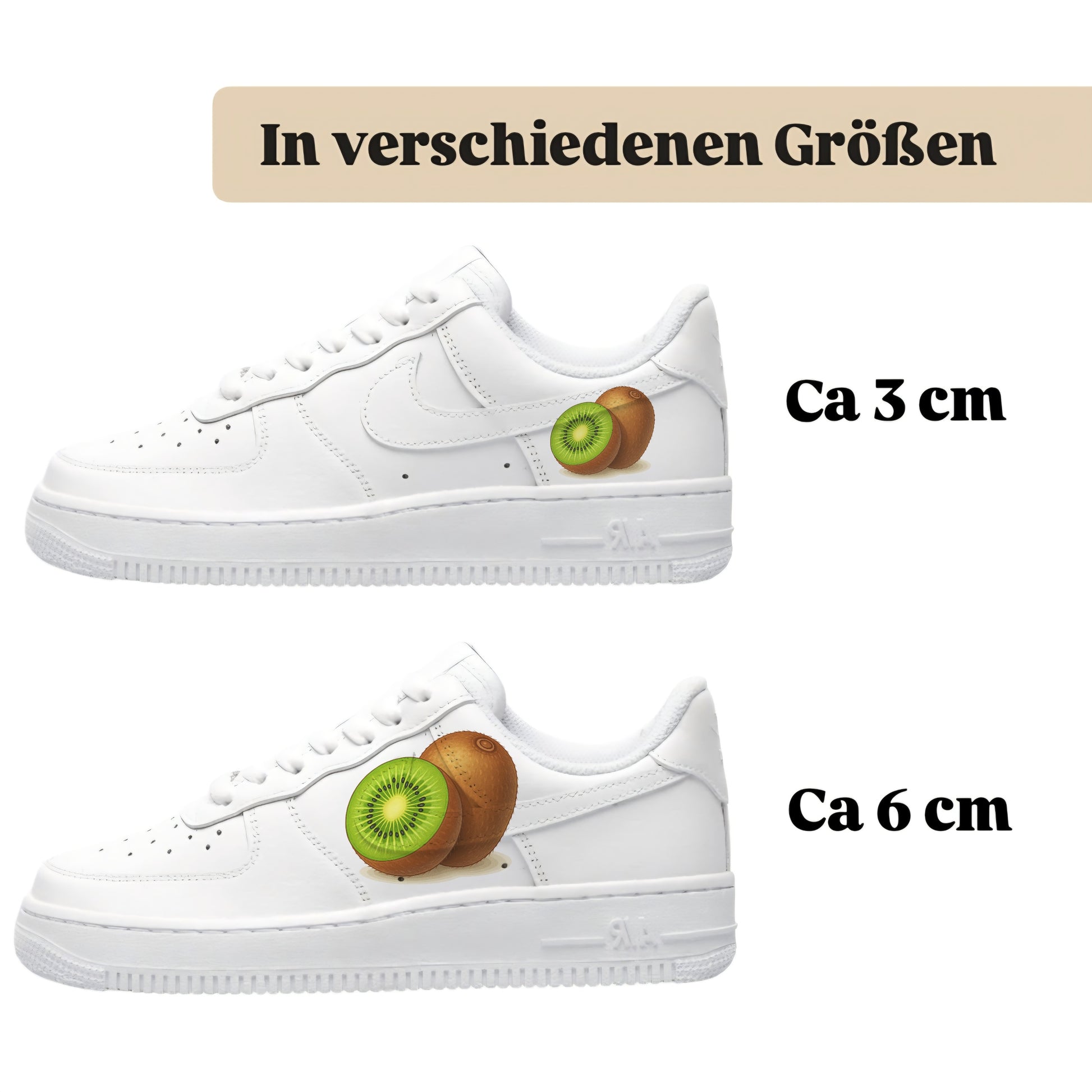 Sneakytats Folie Kiwis Frucht zum selbstgestalten
