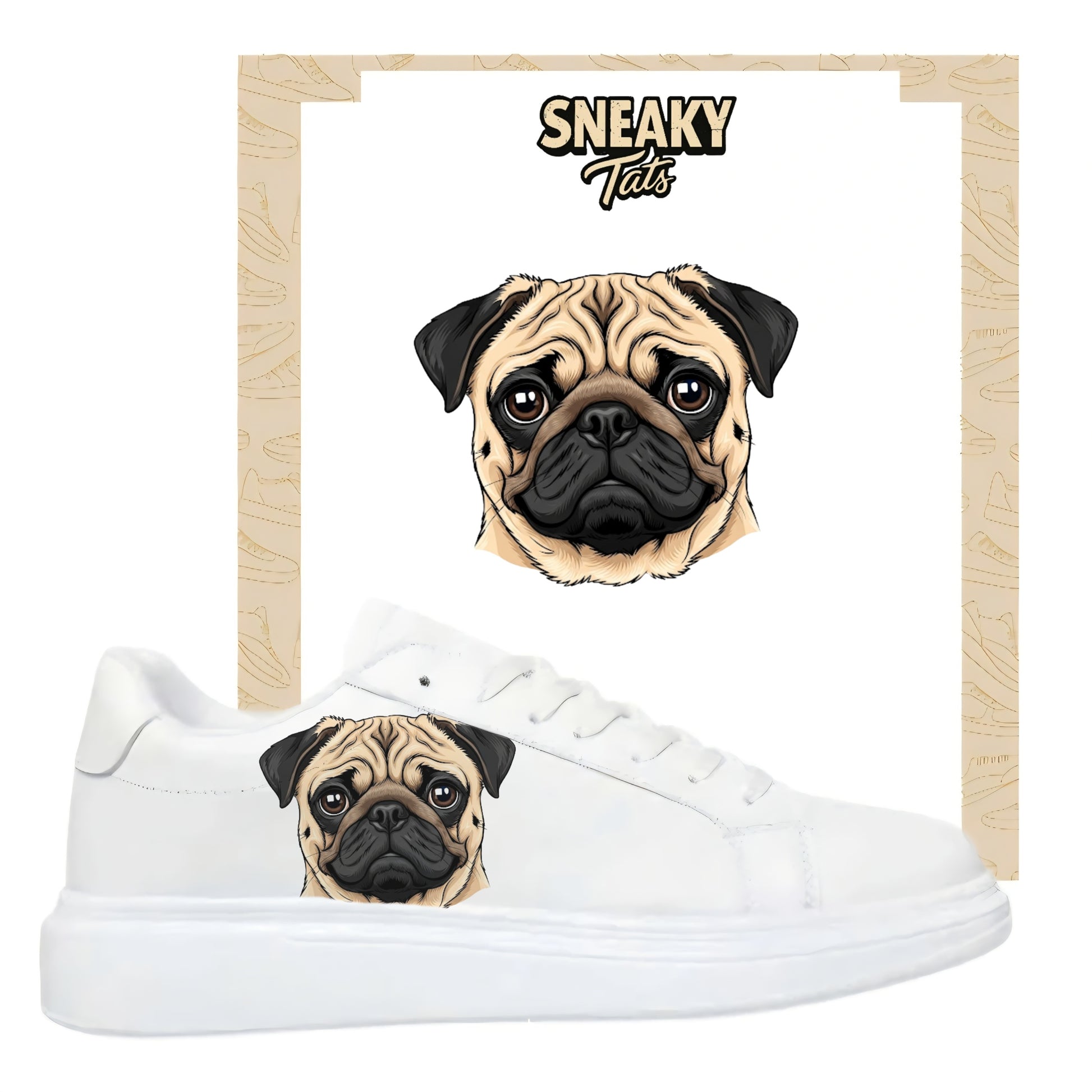 Personalisierte Sneaker mit Tiermotiv einfach aufbügeln