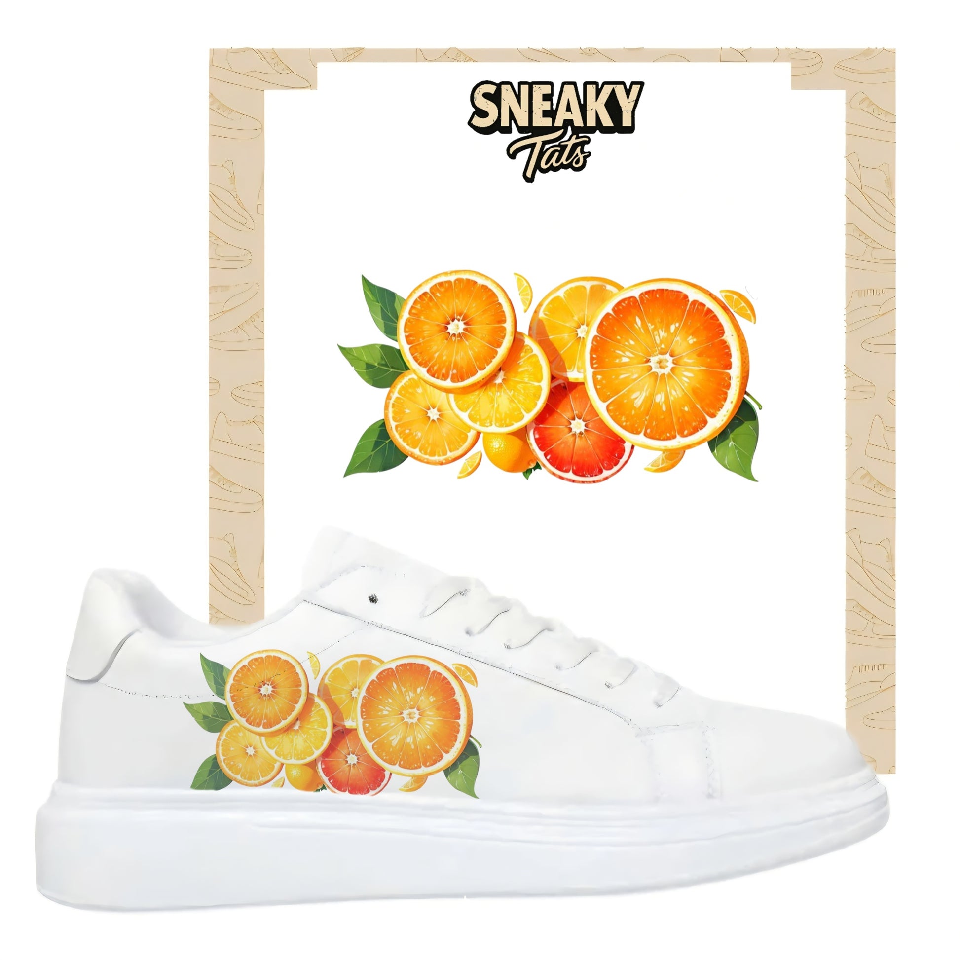 Sneakerfolien für verschiedene SchuheNike Adidas Puma Orange