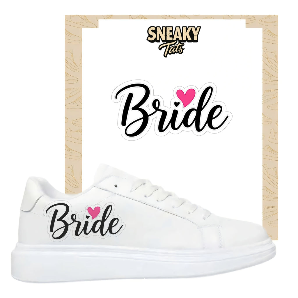 Bügelbild für alle Schuhe zum selber gestalten custom Sneaker wedding Hochzeit